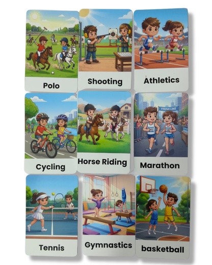 Sports Flash Cards for Kids