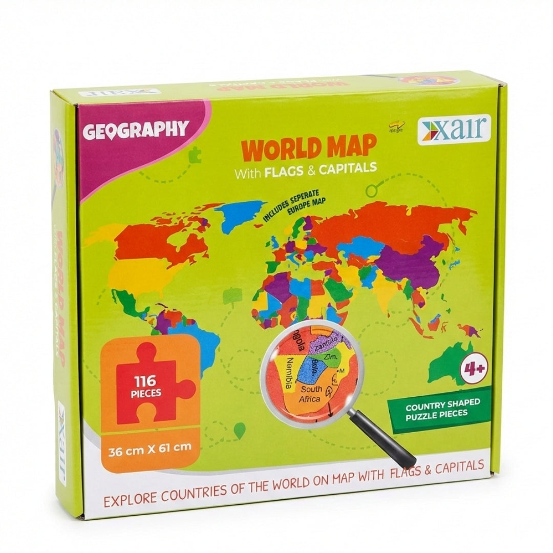educational eva foam kids world map puzzle. xair 