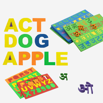 English and Hindi Alphabet Learning for Kids