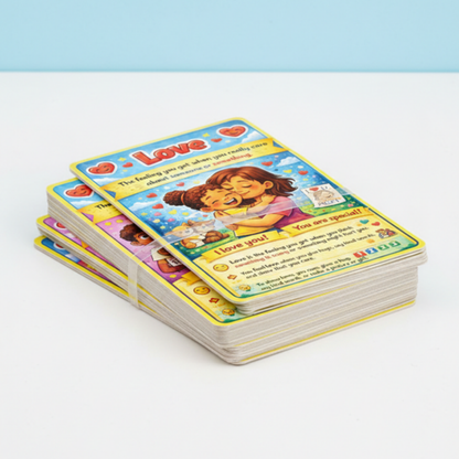 Emotion Learning Flash Cards for Kids – Early Concepts, Bright Images & Easy Learning