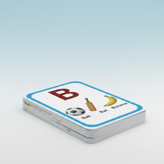 Alphabet Learning Flash Cards for Kids – Early Concepts, Bright Images & Easy Learning