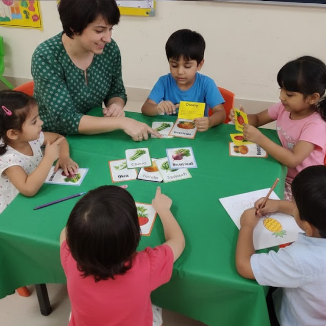 Vegetable Name Learning Flash Cards for Kids – Early Concepts, Bright Images & Easy Learning