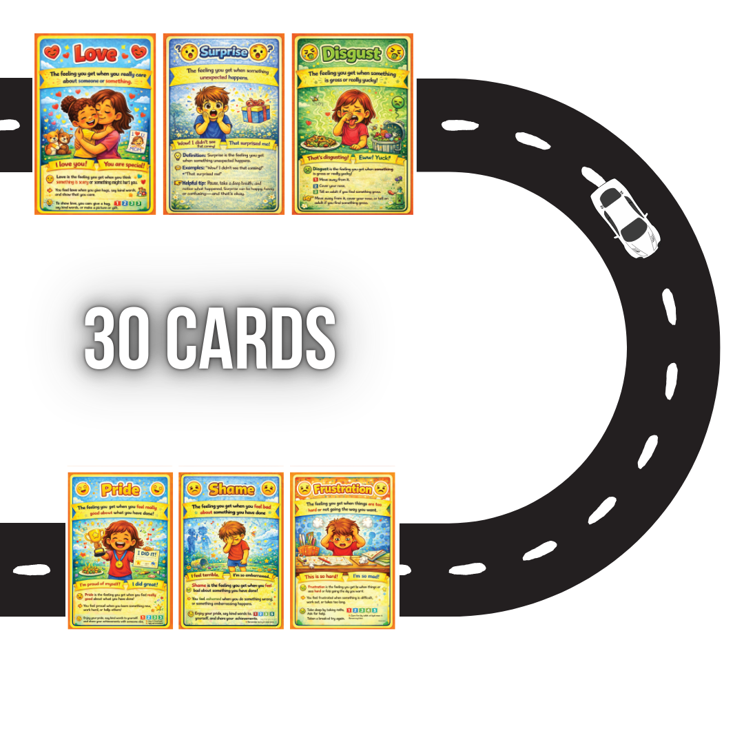 Emotion Learning Flash Cards for Kids – Early Concepts, Bright Images & Easy Learning