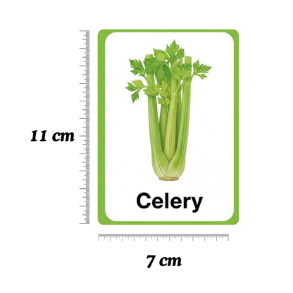 Vegetable Name Learning Flash Cards for Kids – Early Concepts, Bright Images & Easy Learning