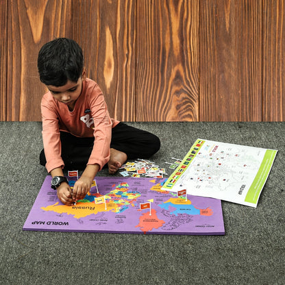 educational eva foam kids world map puzzle. xair 