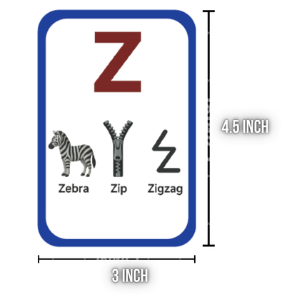 Alphabet Learning Flash Cards for Kids – Early Concepts, Bright Images & Easy Learning