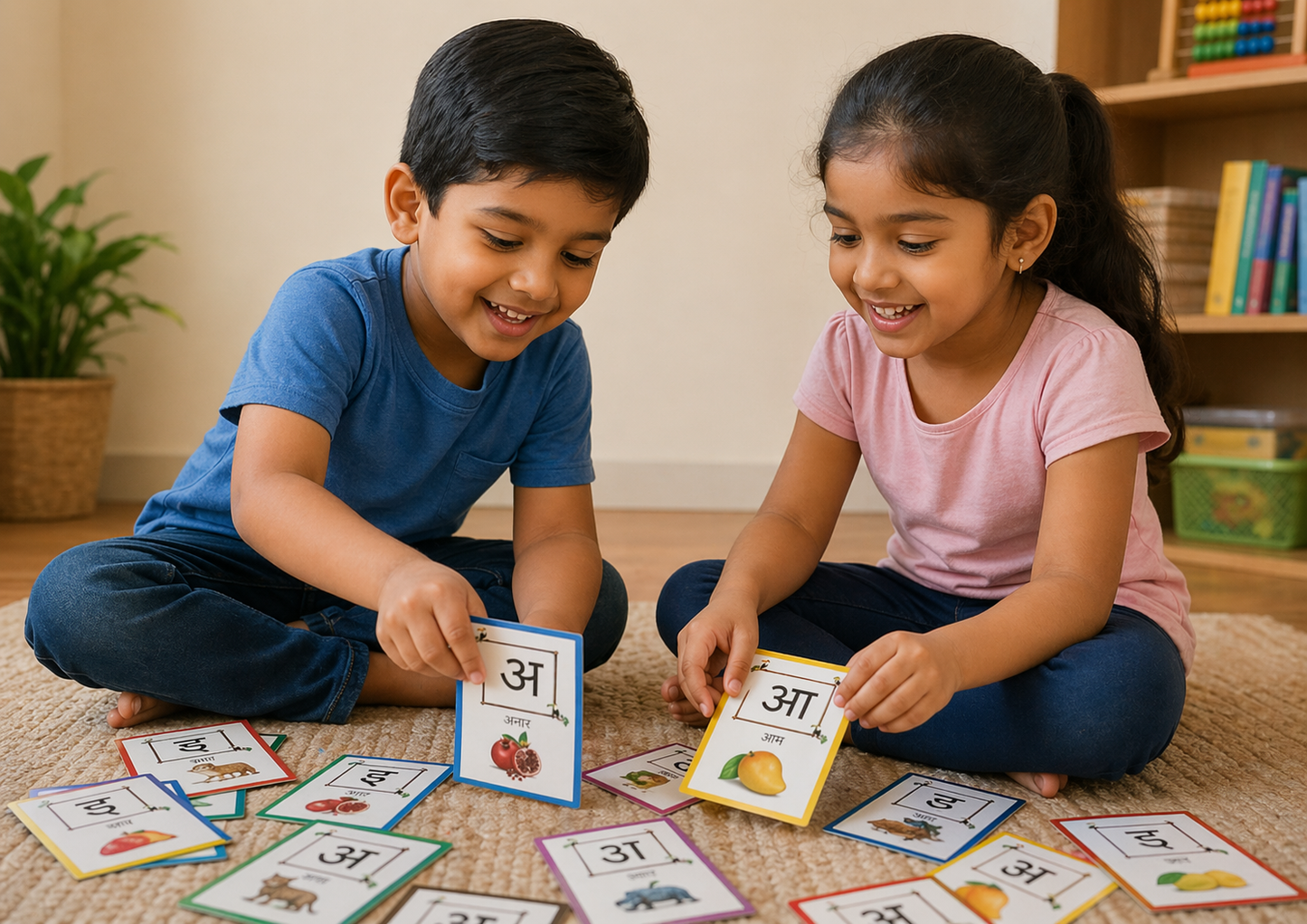 Hindi Alphabet Flash Cards
