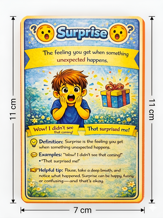 emotion educational  flashcards. xair