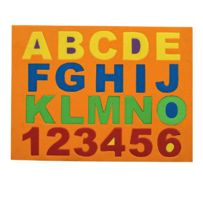Colorful alphabet letters and numbers XAR BUSINESS SOLUTIONS