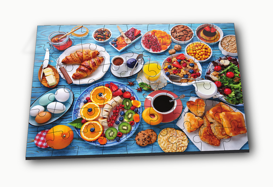 Breakfast Delight 54-Piece Jigsaw Puzzle for Kids