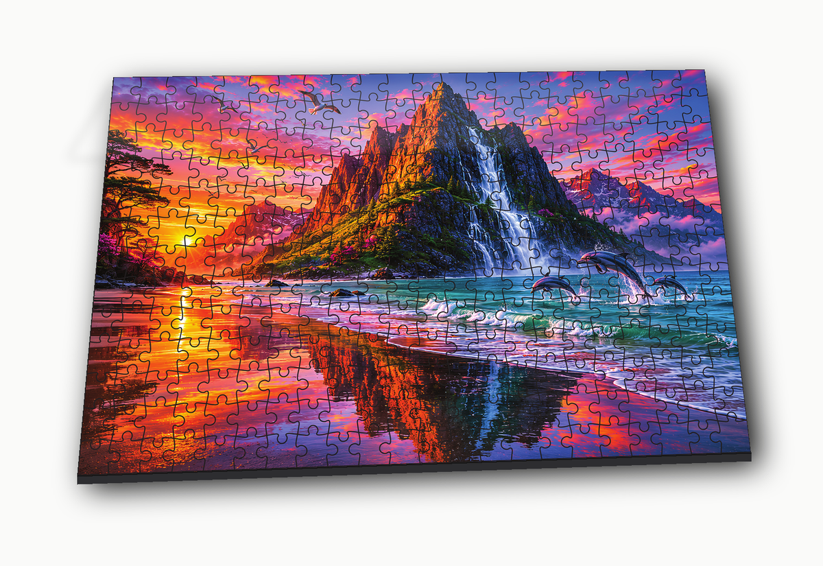 Sunset Paradise Jigsaw Puzzle for Kids – 150 & 300 Pieces