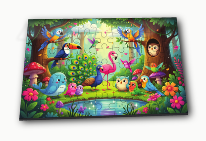 Birds 54-Piece Jigsaw Puzzle for Kids