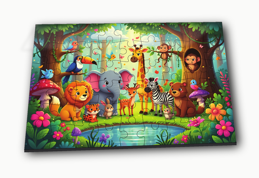 Animals Jigsaw Puzzle for Kids – Educational Learning Puzzle Toy