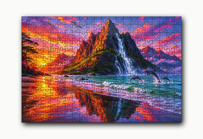 Sunset Paradise Jigsaw Puzzle for Kids – 150 & 300 Pieces