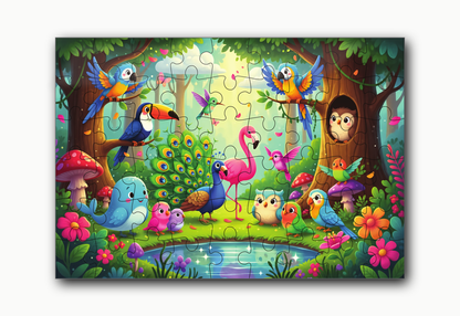 Birds 54-Piece Jigsaw Puzzle for Kids