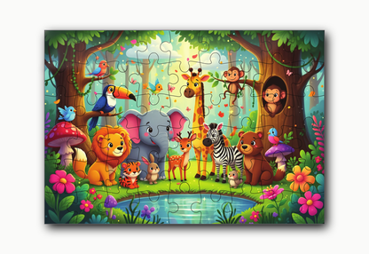 Animals Jigsaw Puzzle for Kids – Educational Learning Puzzle Toy