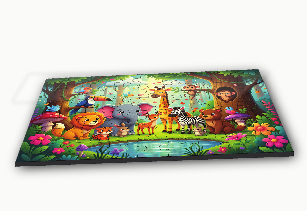 Animals Jigsaw Puzzle for Kids – Educational Learning Puzzle Toy