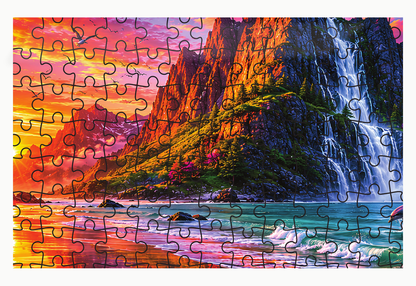 Sunset Paradise Jigsaw Puzzle for Kids – 150 & 300 Pieces
