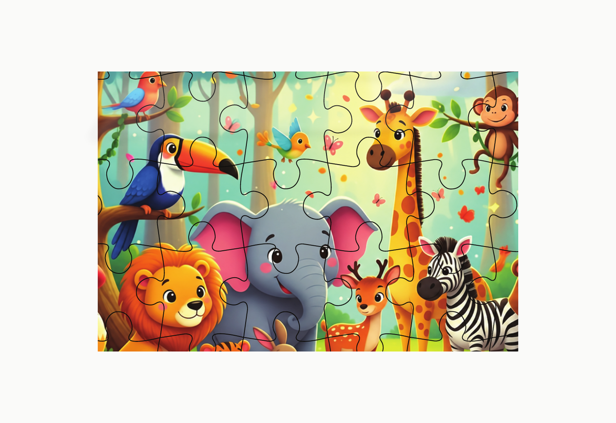 Animals Jigsaw Puzzle for Kids – Educational Learning Puzzle Toy