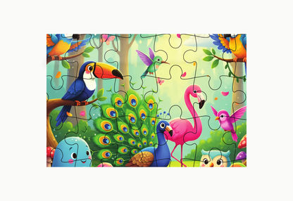 Birds 54-Piece Jigsaw Puzzle for Kids