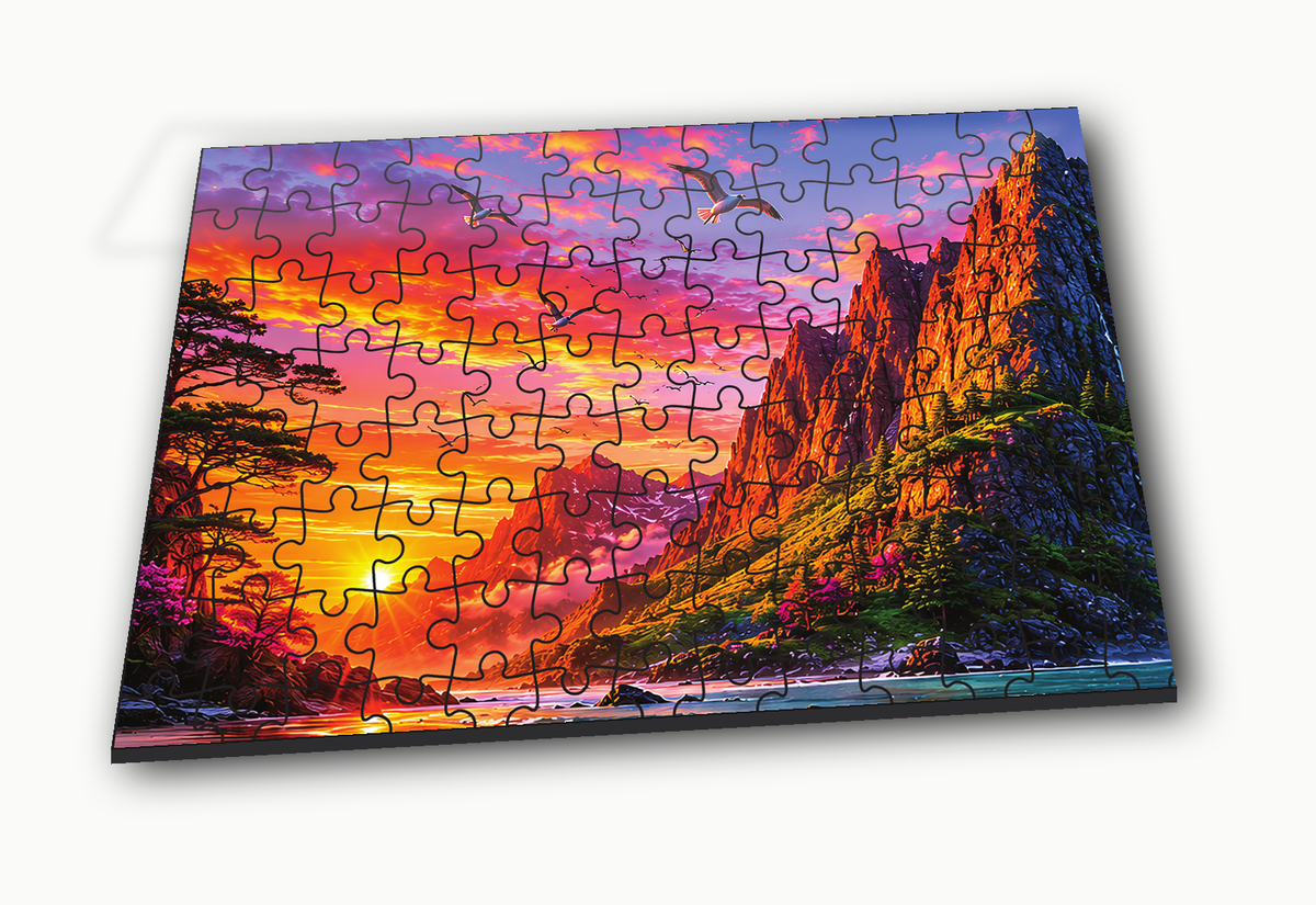 Sunset Paradise Jigsaw Puzzle for Kids – 150 & 300 Pieces