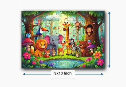Animals Jigsaw Puzzle for Kids – Educational Learning Puzzle Toy