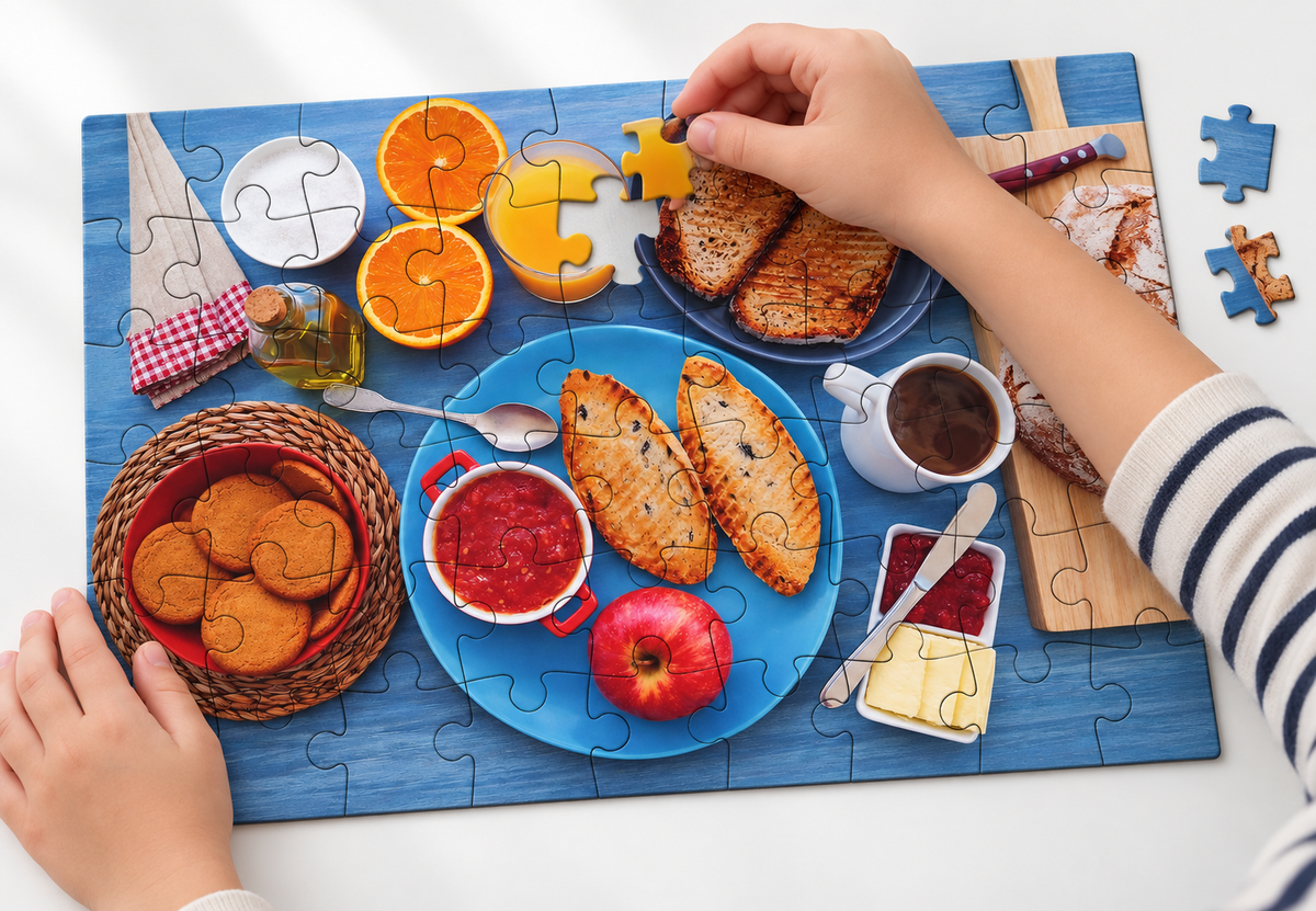 Bakery Treats 54-Piece Jigsaw Puzzle for Kids