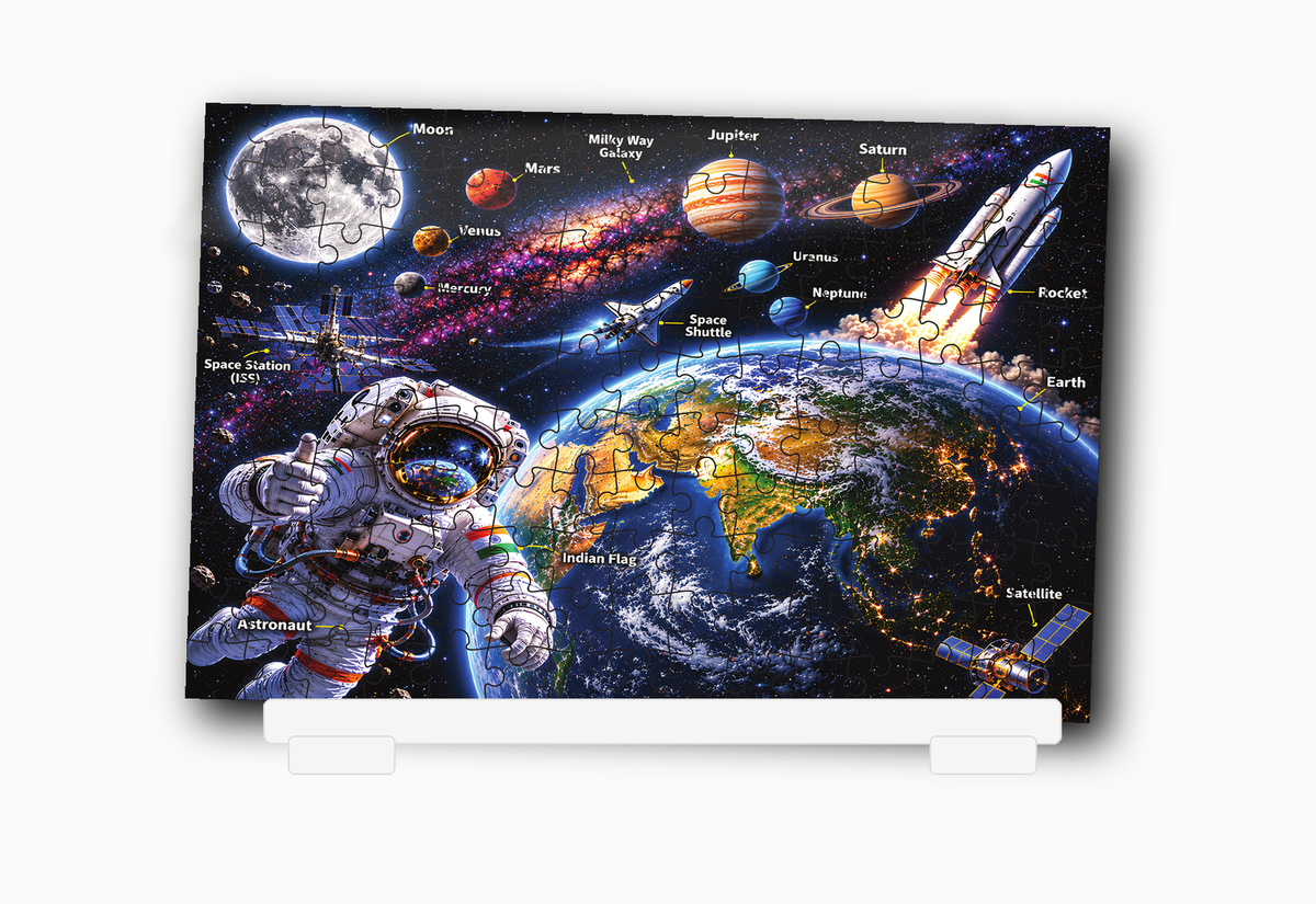 Space Explorer Jigsaw Puzzle for Kids – 150 & 300 Pieces