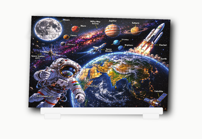 Space Explorer Jigsaw Puzzle for Kids – 150 & 300 Pieces