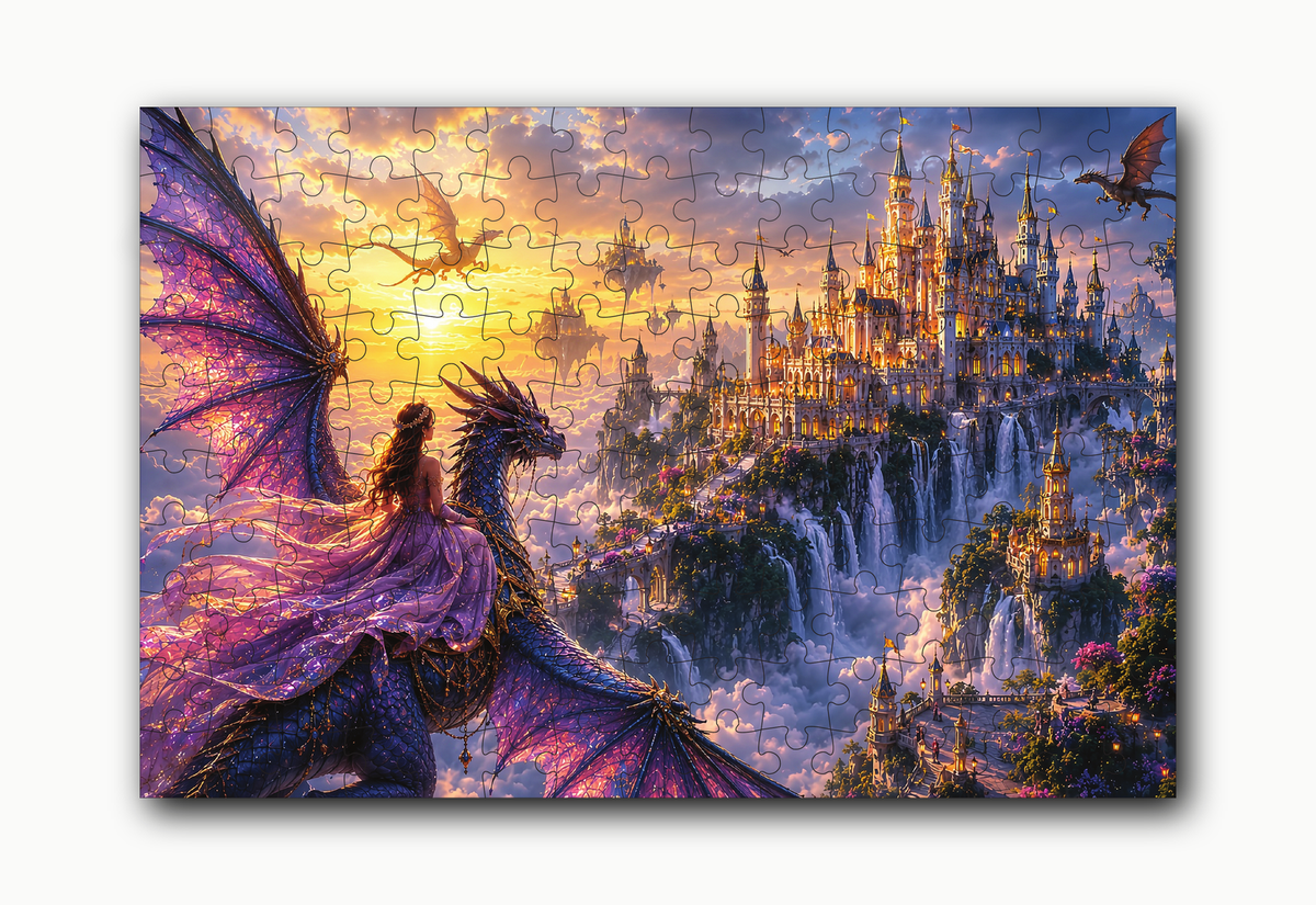Dragon Kingdom Jigsaw Puzzle for Kids – 150 & 300 Pieces