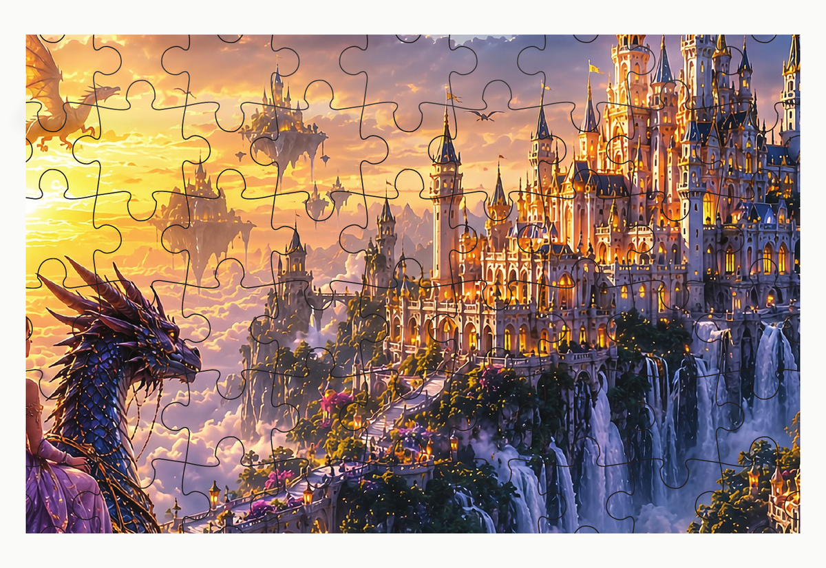 Dragon Kingdom Jigsaw Puzzle for Kids – 150 & 300 Pieces
