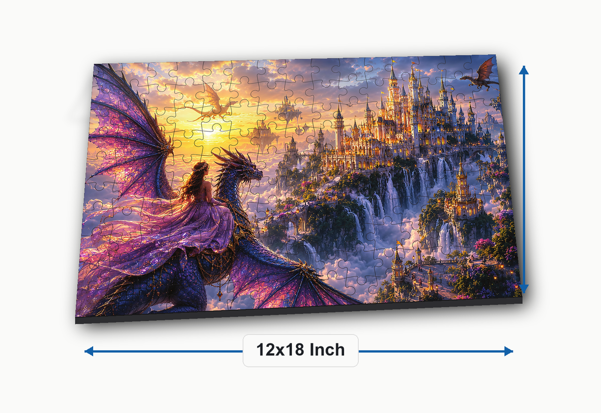 Dragon Kingdom Jigsaw Puzzle for Kids – 150 & 300 Pieces