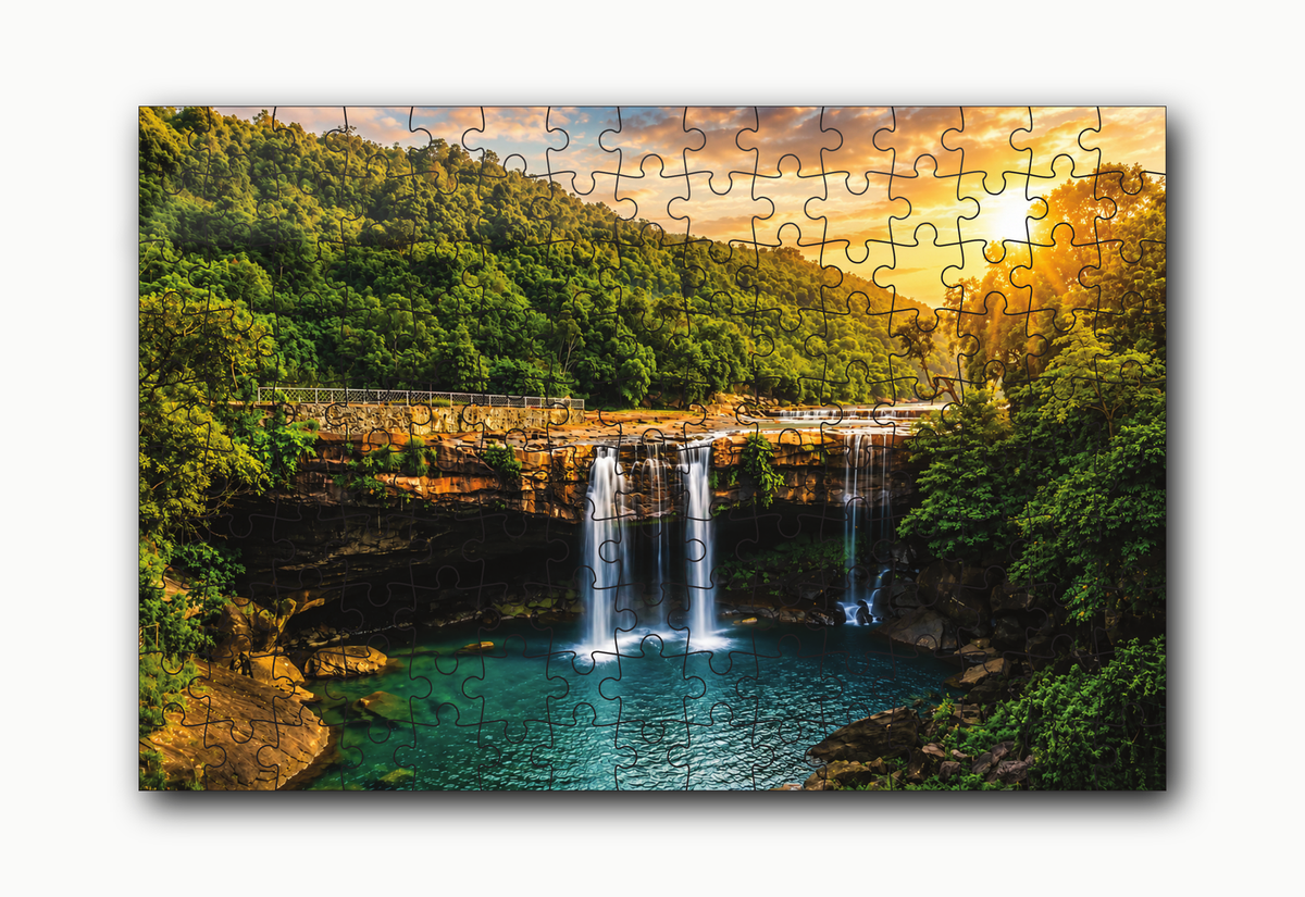 Waterfall Jigsaw Puzzle for Kids – 150 & 300 Pieces